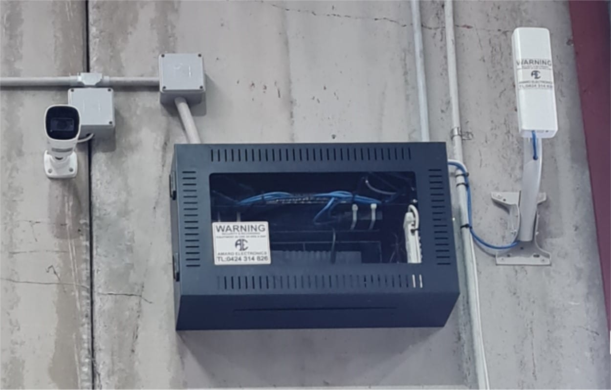 Commercial security systems Sydney CCTV and network equipment