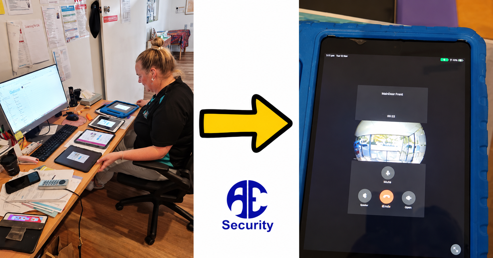 Best Kidz dual-building childcare intercom and access-control installation