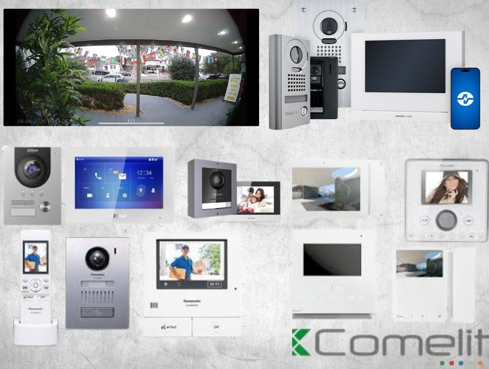 Professional Video Intercom Systems installed by Amaro Electronics Australia