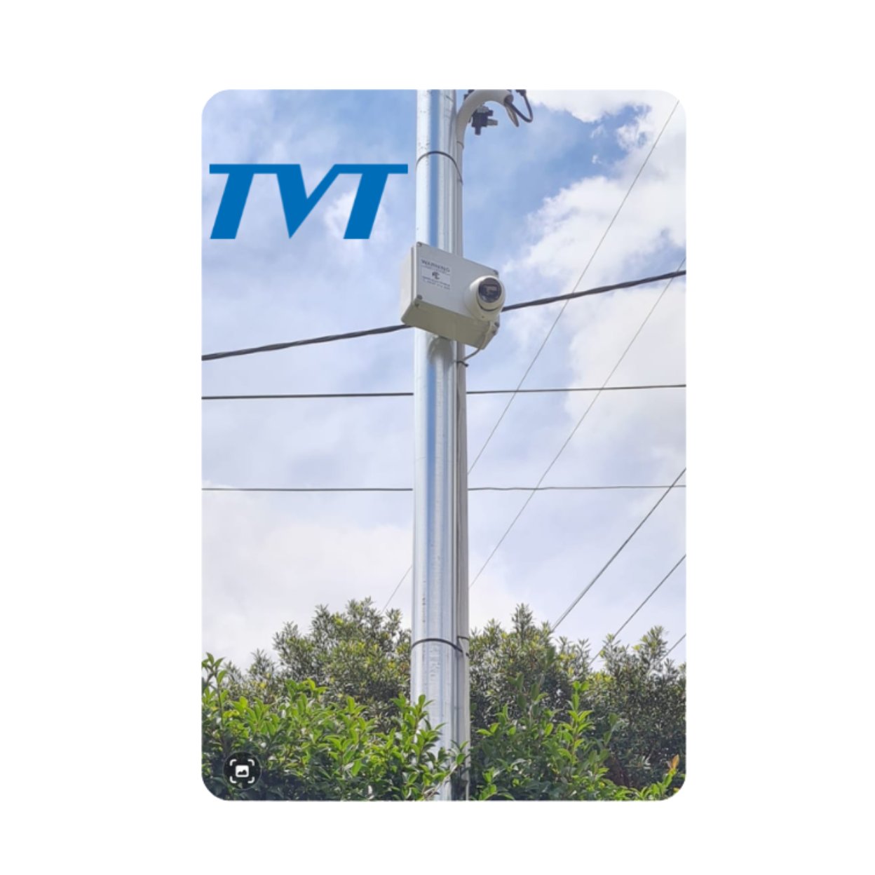 TVT 6MP pole camera CCTV system professionally installed in Sydney