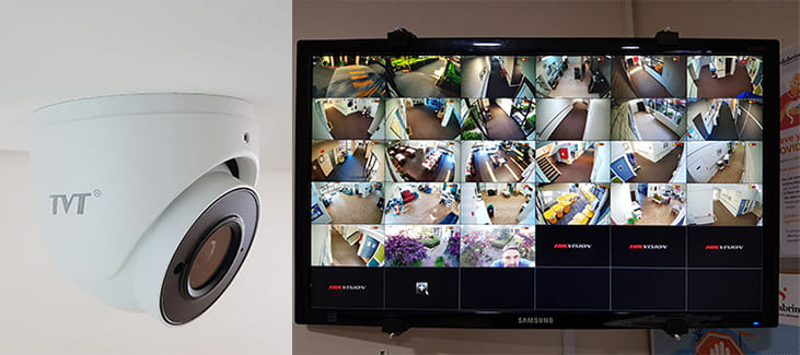 Aged Care Security Systems monitoring corridors, entrances and common areas