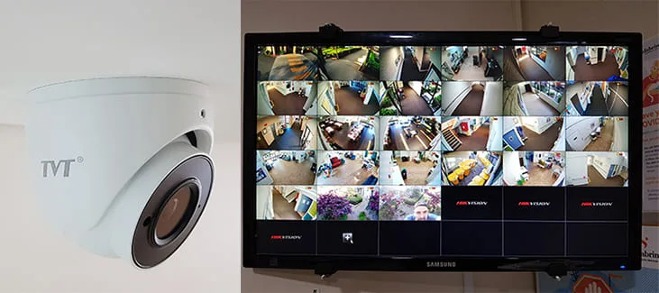 Aged Care Security Systems monitoring corridors, entrances and common areas