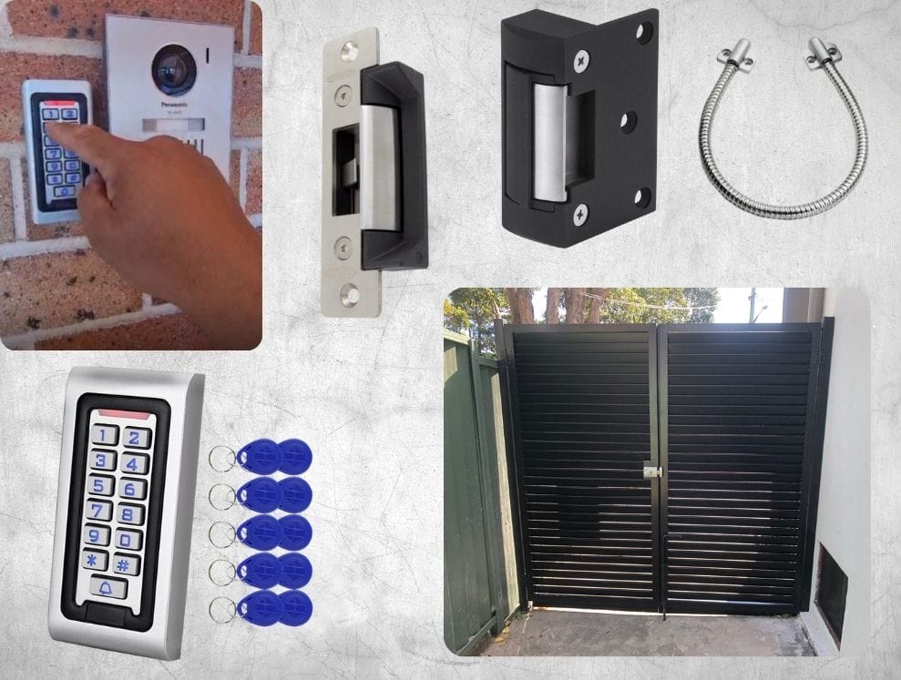 Home access control systems Sydney with keyless entry professionally installed by Amaro Electronics
