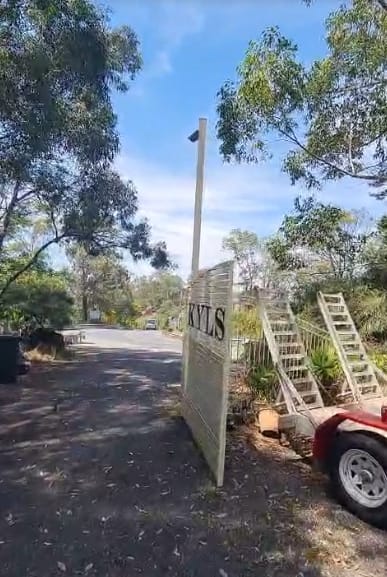 Remote gate post prepared for video intercom camera and wireless connection