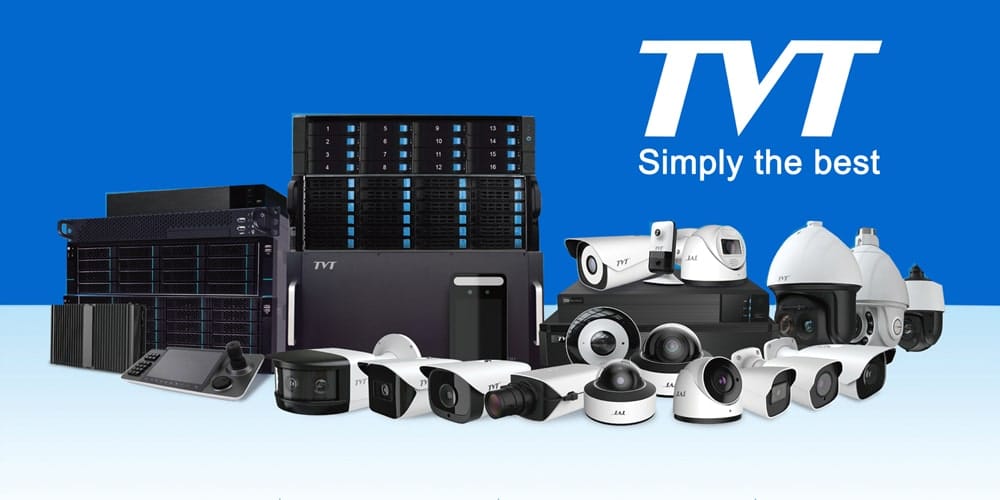 TVT CCTV product range including cameras recorders and security equipment